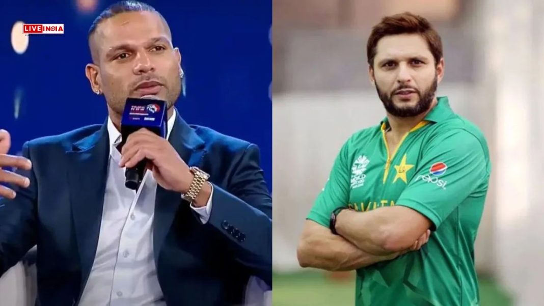Shikhar Dhawan Slams Shahid Afridi Over Insult to Indian Army: 