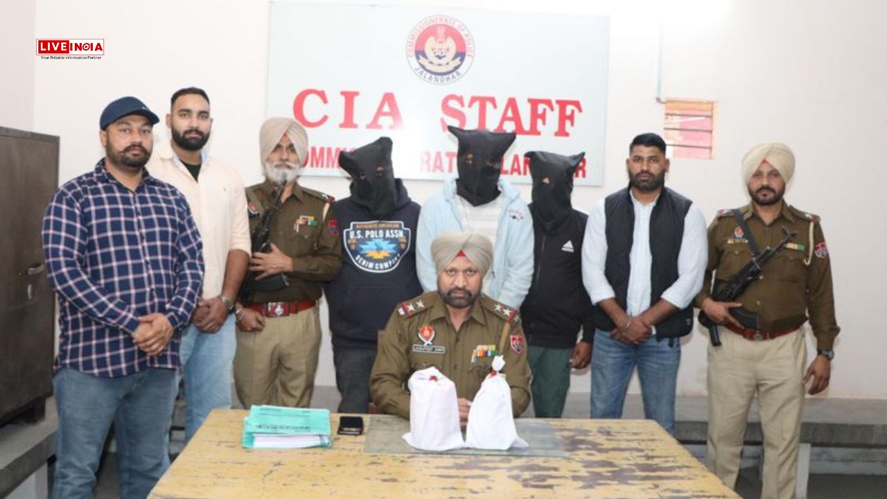 Punjab Police Seize 4 Kg Opium, Arrest Two Uttar Pradesh Residents in Jalandhar