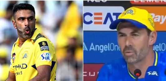 'Irrelevant': CSK coach Stephen Fleming Stephen Fleming Responds to Ashwin's YouTube Controversy