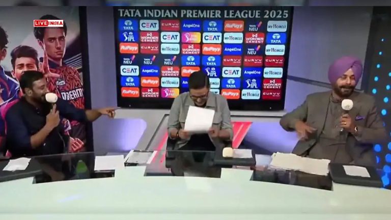 "Your Idol Is a Girgit": Sidhu, Rayudu Fiery Live TV Spat During IPL-Watch