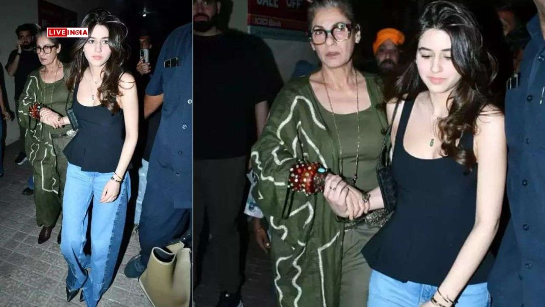 Dimple Kapadia’s Granddaughter Naomika Saran Turns Heads at Star-Studded Party Amid Debut Buzz