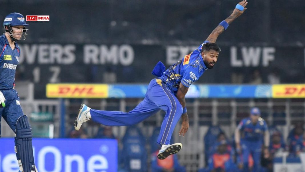IPL 2025: Lucknow Super Giants Smash 203, Hardik Pandya Bags Career-Best Fifer vs Lucknow