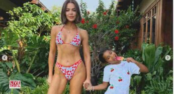 Khloé Kardashian Stuns in Cherry-Print Bikini During Family Beach Day with True and Tatum