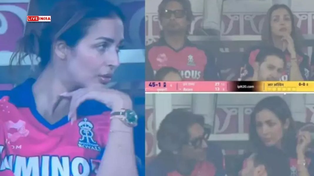 Malaika Arora Spotted Cheering for Rajasthan Royals with Kumar Sangakkara, Internet Buzzes With Reactions