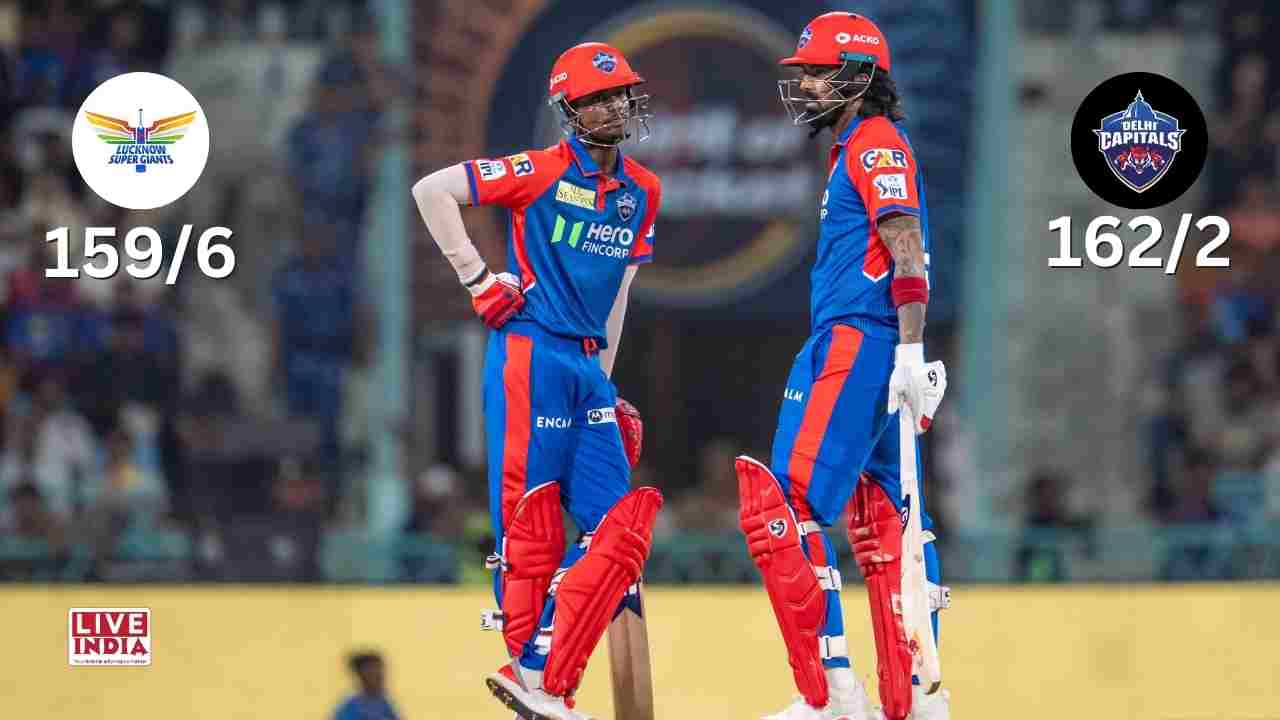KL Rahul Becomes Fastest to 5000 IPL Runs as Delhi Capitals Crush Lucknow by 8 Wickets