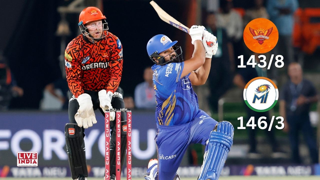Rohit Sharma's Fiery 70 Anchors Mumbai Indians' Commanding Win Over SRH