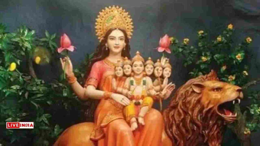 Navratri 2025 Day 5: Devotees Worship Maa Skandamata, The Goddess of Motherly Strength and Salvation