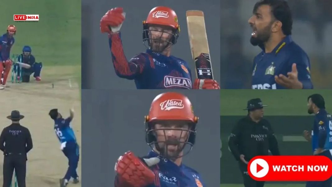 PSL 2025 Controversy: NZ Cricketer Accuses Iftikhar Ahmed of ‘Chucking’ Mid-Over, Sparks On-Field Row