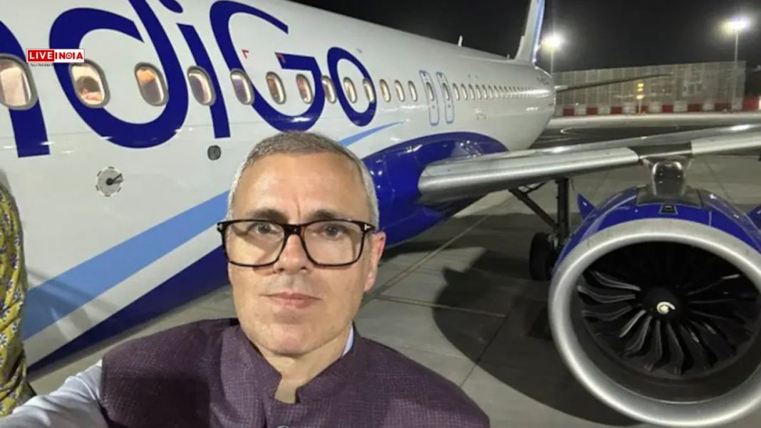 “Bloody Sh*t Show”: Omar Abdullah Slams Delhi Airport After Flight Diverted to Jaipur