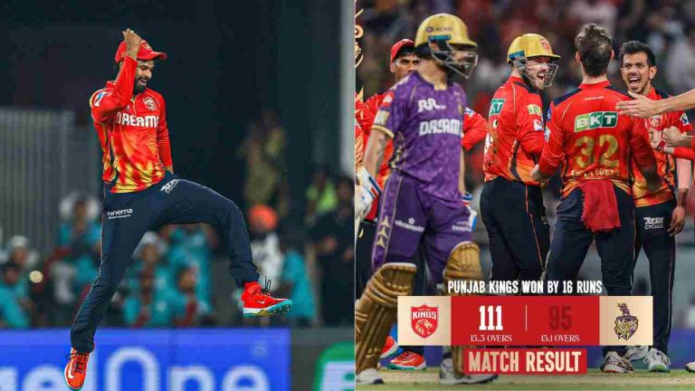 Historic Defence: Punjab Kings Defend Record-Low Total of 111 to Stun KKR