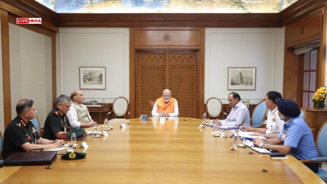 PM Modi Chairs High-Level Meet With Rajnath Singh, NSA Doval Amid Kashmir Security Crisis