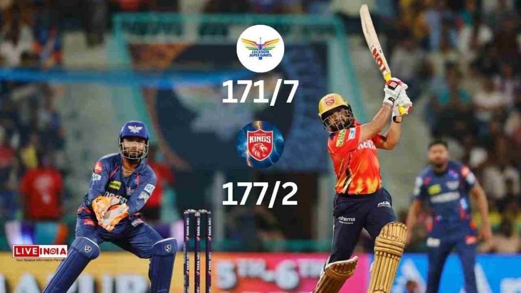 IPL 2025: Prabhsimran, Shreyas Power Punjab Kings to Dominant 8-Wicket Win Over Lucknow Super Giants