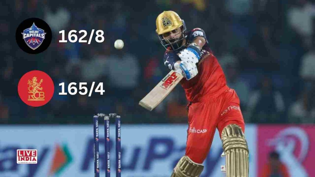 RCB Go Top of IPL 2025 Table After Six-Wicket Win Over Delhi Capitals