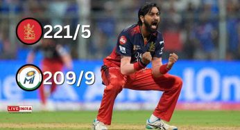 IPL 2025: Krunal Pandya’s Last-Over Heroics Seal 12-Run Thriller for RCB Against MI at Wankhede