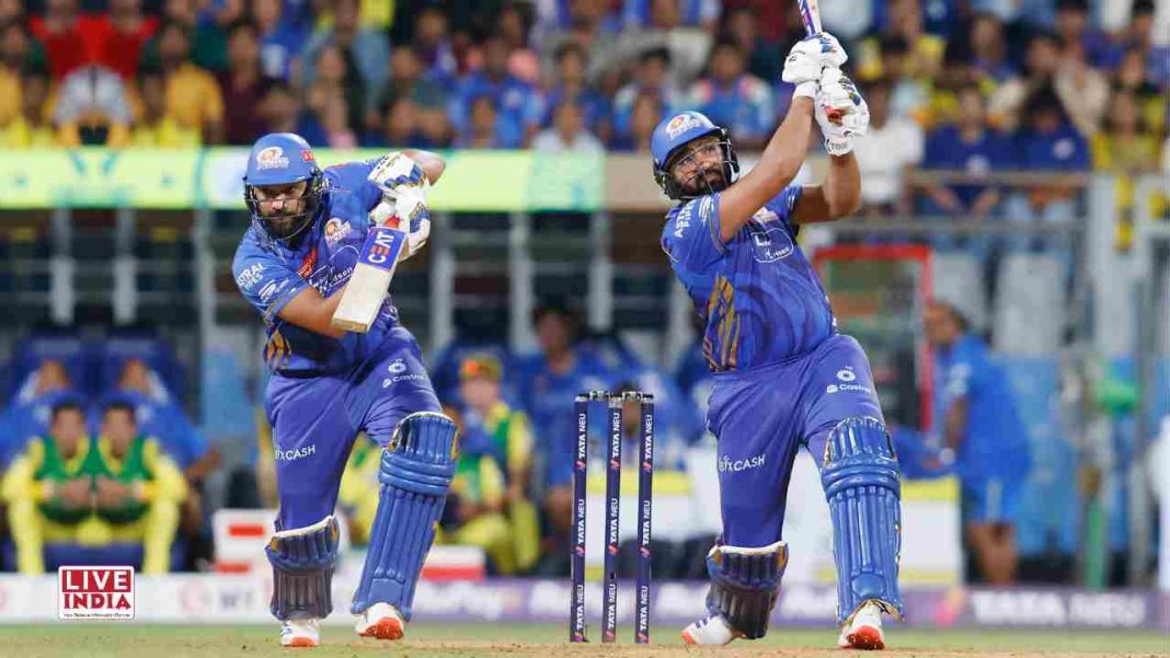 Rohit Sharma Becomes Second-Highest Run-Getter in IPL History, Surpasses Shikhar Dhawan