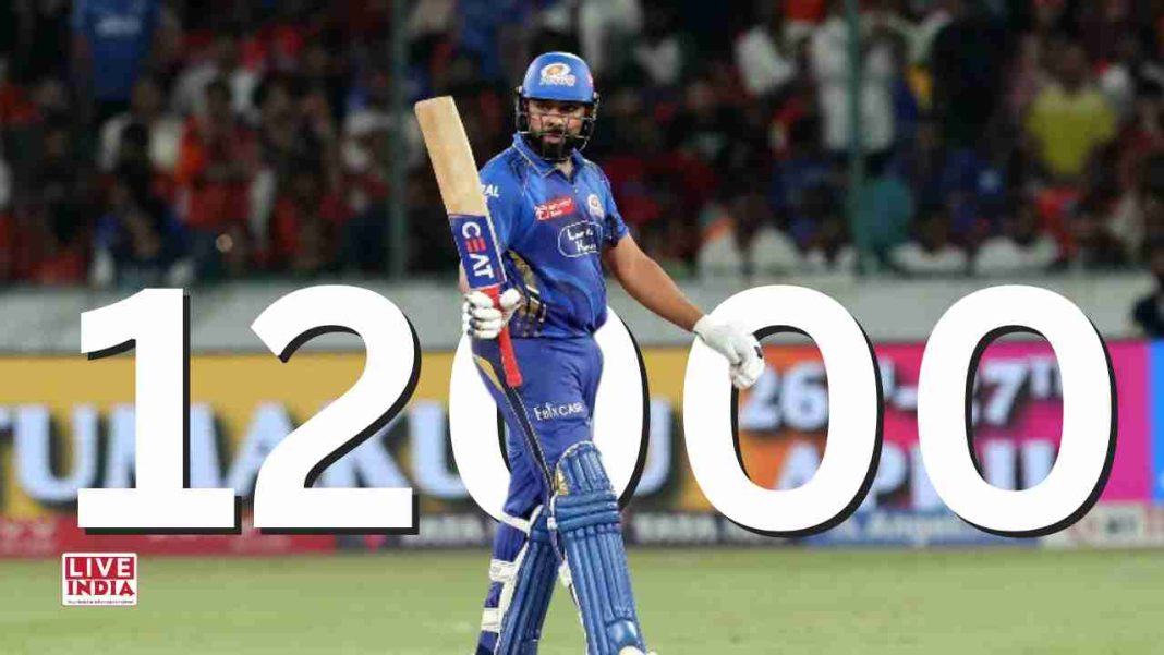 Rohit Sharma Becomes Second Indian to Score 12,000 T20 Runs, Powers MI to Fourth Straight Win