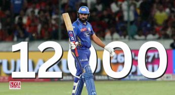 Rohit Sharma Becomes Second Indian to Score 12,000 T20 Runs, Powers MI to Fourth Straight Win