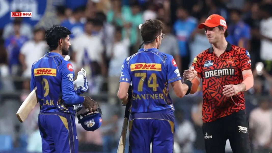 IPL 2025 LIVE Live Report: SRH vs MI, Match 41