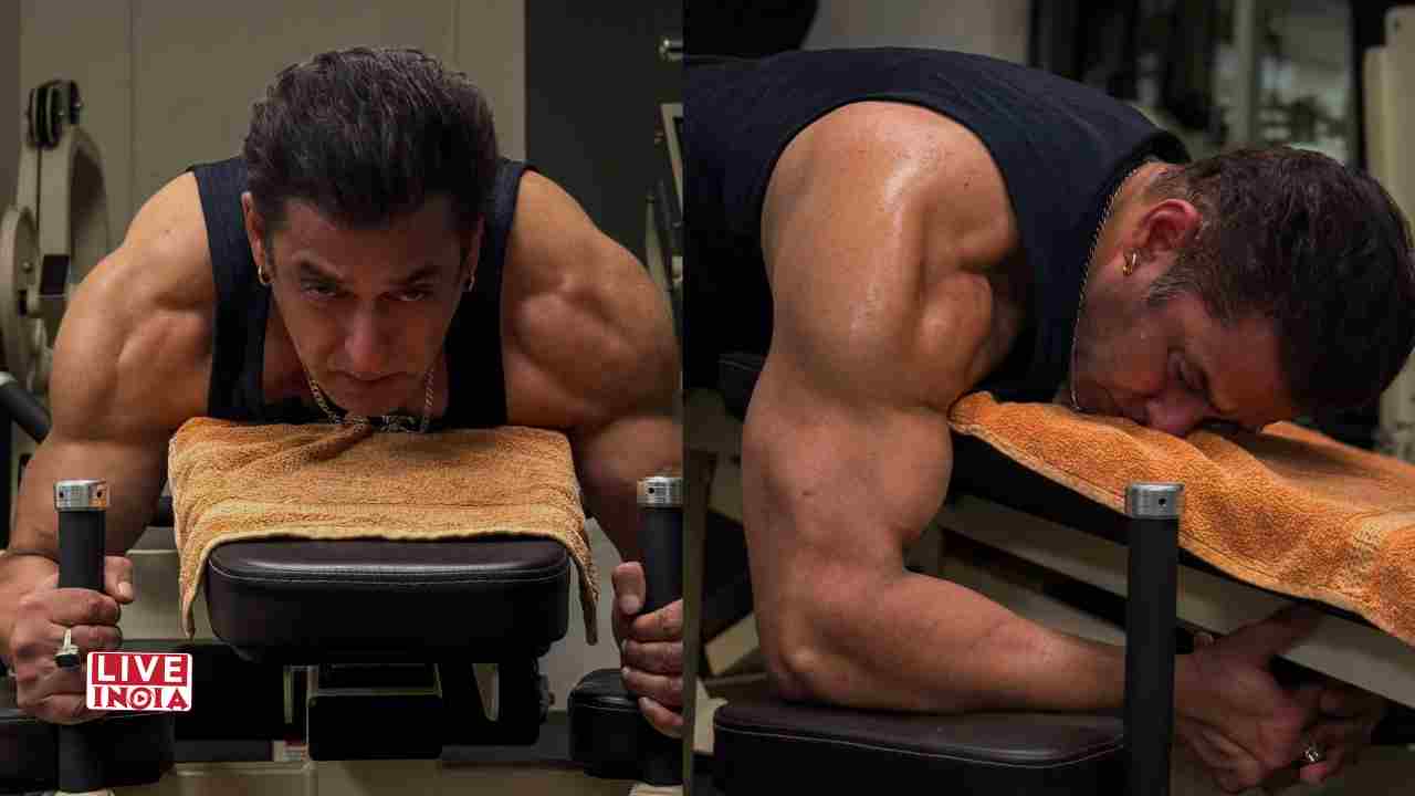 “HARD HARD”: Salman Khan Flaunts Chiseled Physique in Latest Gym Post, Earns Praise from Ranveer & Varun