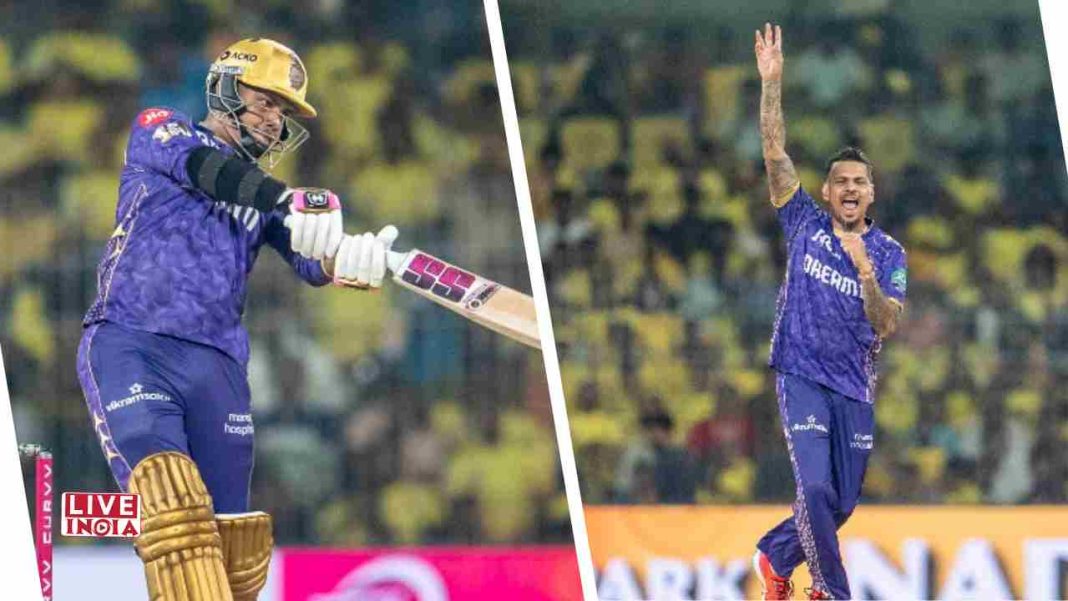 Sunil Narine Stars With Bat and Ball as KKR Crush CSK by 8 Wickets in Chennai