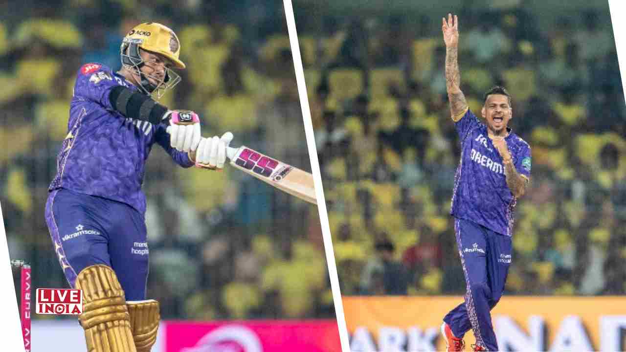Sunil Narine Stars With Bat and Ball as KKR Crush CSK by 8 Wickets in Chennai