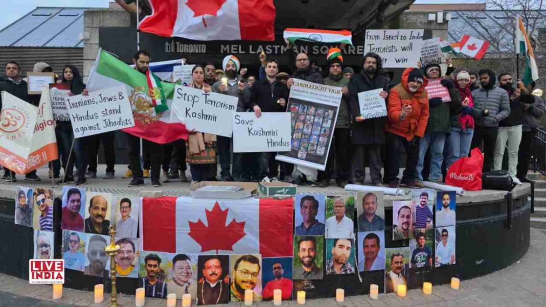 Pahalgam Terror Attack: Toronto Vigil Demands Canada Designate Pakistan as Terrorist State