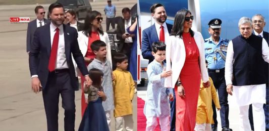 In Kurta Pyjamas and Anarkali, JD Vance’s Children Charm Delhi on First India Visit