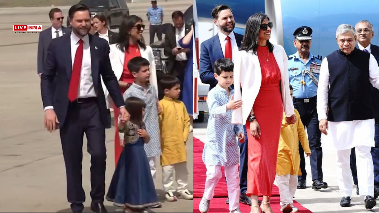 In Kurta Pyjamas and Anarkali, JD Vance’s Children Charm Delhi on First India Visit