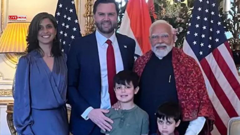 US Vice President JD Vance, Wife Usha to Visit Akshardham Temple; PM Modi to Host State Dinner Amid Key Talks