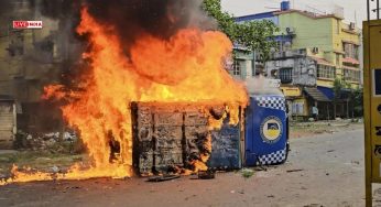 Violent Protests Over Waqf Act Rock West Bengal; Railway Tracks Blocked, Police Injured
