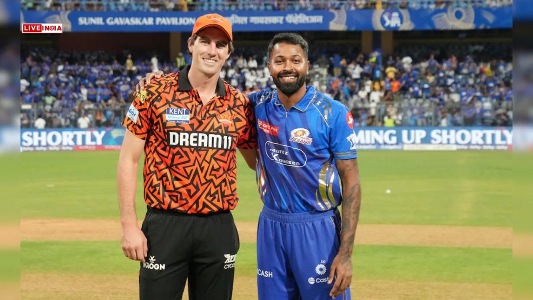 SRH vs MI, IPL 2025: Teams Observe Silence, Wear Black Armbands to Mourn Pahalgam Terror Attack Victims