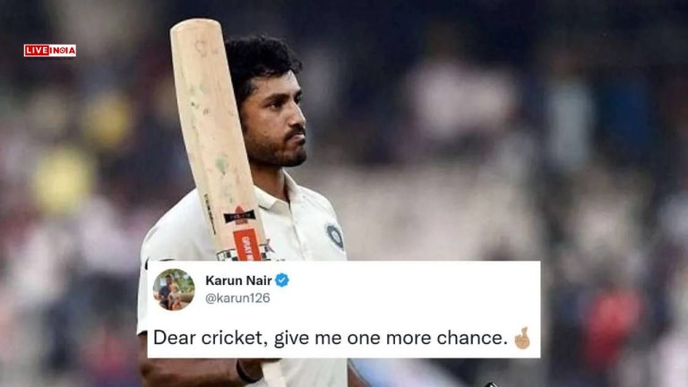‘Dear Cricket, Give Me One More Chance’: Karun Nair’s 89 Sparks Emotional Comeback-Old Tweet Resurfaces