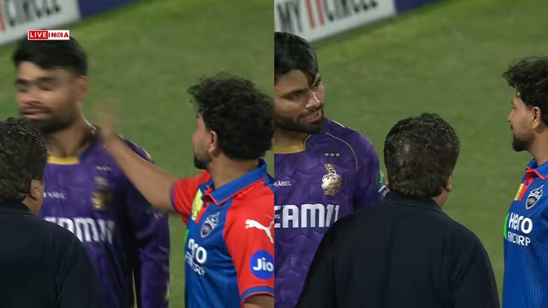 Kuldeep Yadav Slaps Rinku Singh After IPL 2025 Match; Video Sparks Outrage