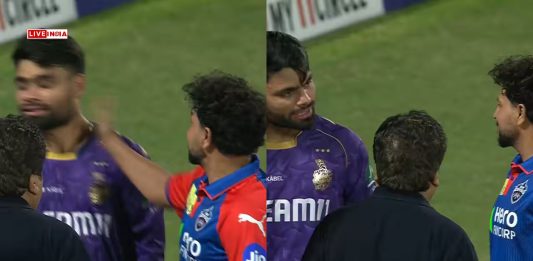 Kuldeep Yadav Slaps Rinku Singh After IPL 2025 Match; Video Sparks Outrage