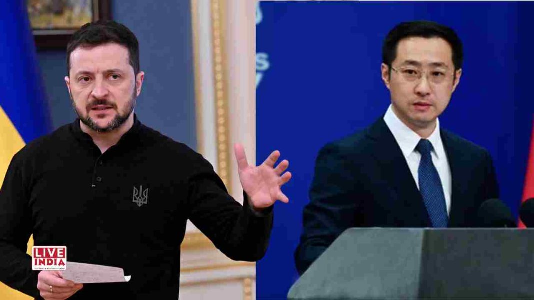 China Rejects Zelenskyy’s Claims of Supplying Arms to Russia, Calls Accusations “Groundless Political Manipulation”
