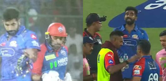 Watch: Rohit Sharma’s Hilarious Reaction To Karun Nair And Jasprit Bumrah’s Tense Moment During DC vs MI Clash