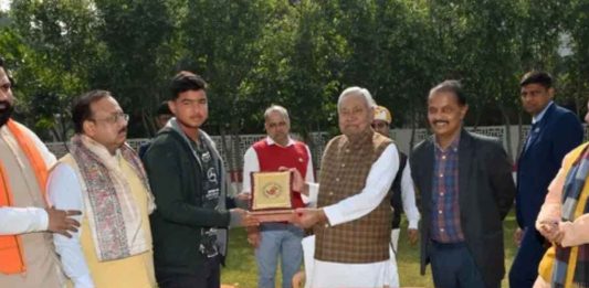 Bihar CM Nitish Kumar Awards ₹10 Lakh to Vaibhav Suryavanshi for Record-Breaking IPL Century