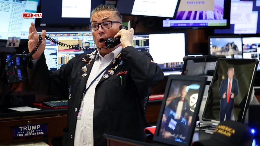 Markets Panic: Stocks Slide, Gold Hits Record High After Trump’s Tariff Shock