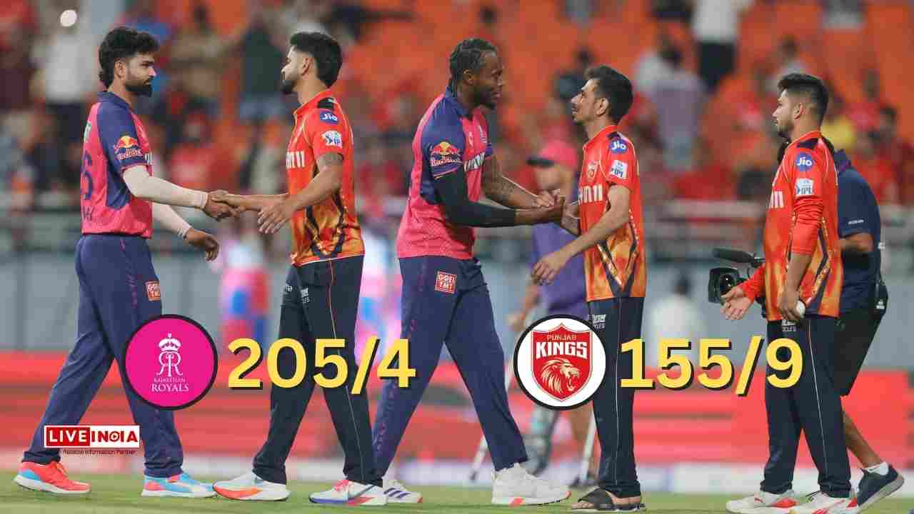 IPL 2025: Jaiswal, Archer Star as Rajasthan Royals Crush Punjab Kings by 50 Runs