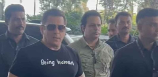 Salman Khan Makes Stylish Appearance at Mumbai Airport, Greets Paparazzi with a Smile