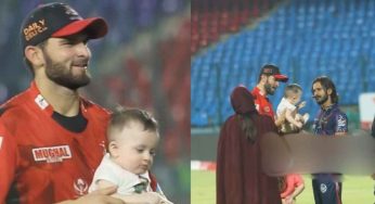 Cuteness Alert! Shaheen Afridi’s Shares First Glimpse Of His Son During PSL Match, Picture Goes Viral