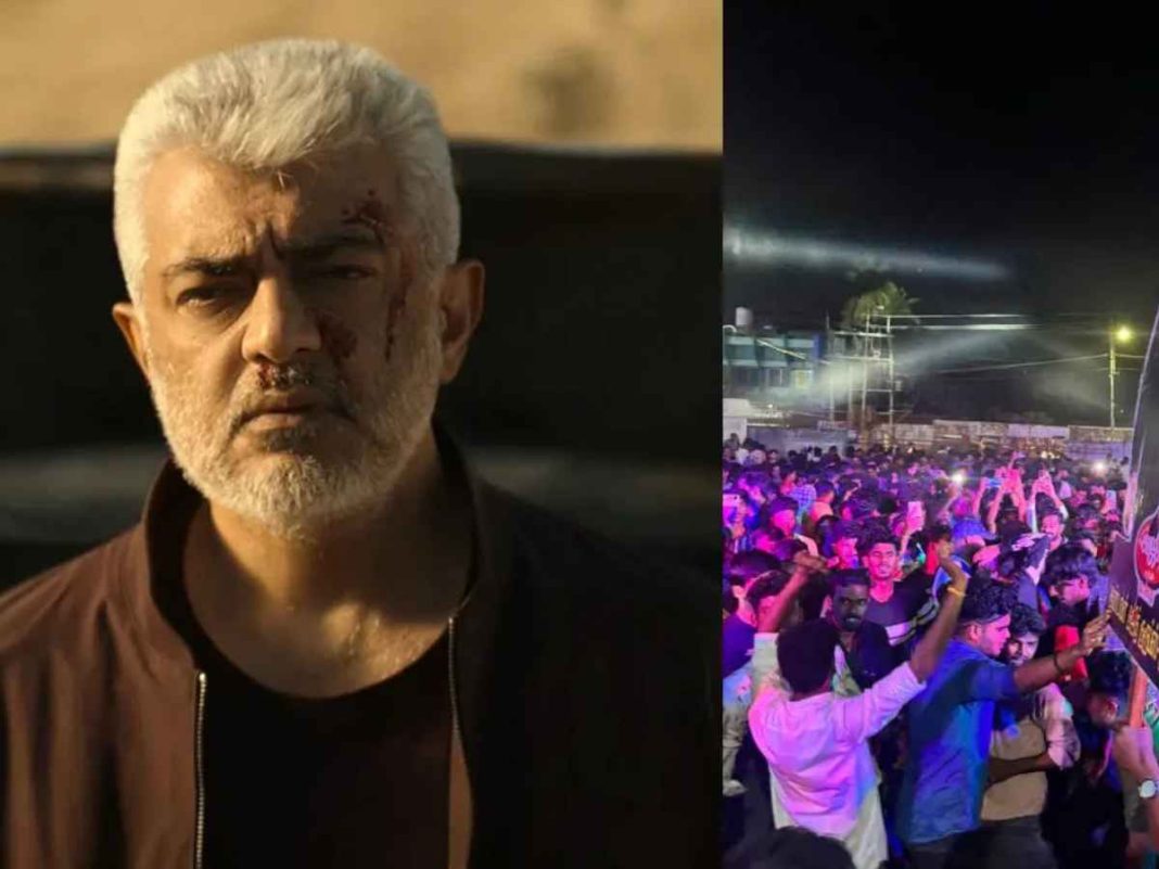 Ajith Fans Celebrate 'Good Bad Ugly' Release With Dances And Cheers Outside Theatres