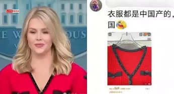 This Dress Was Made in China! White House Press Secretary Trolled Over Dress Amid Trade Tensions