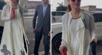 Kareena Kapoor Khan Turns Heads in Breezy All-White Look at Mumbai Airport