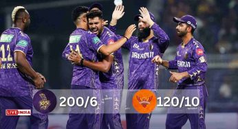 IPL 2025: Venkatesh Iyer’s Blazing 60 Powers KKR to 200 Against SRH at Eden Gardens