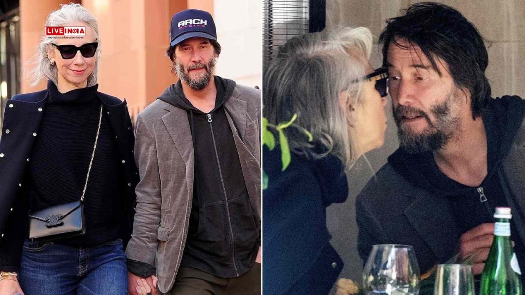Keanu Reeves Spotted Sharing a Kiss with Alexandra Grant During Cozy London Lunch Date