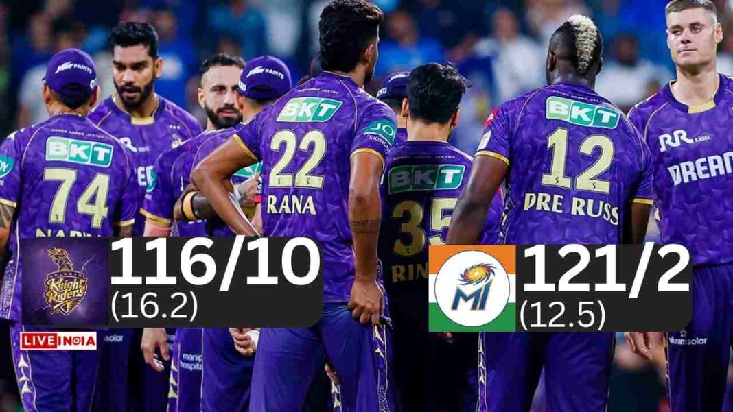 IPL 2025: Rahane Reflects on Batting Collapse as KKR Fall to MI by 8 Wickets