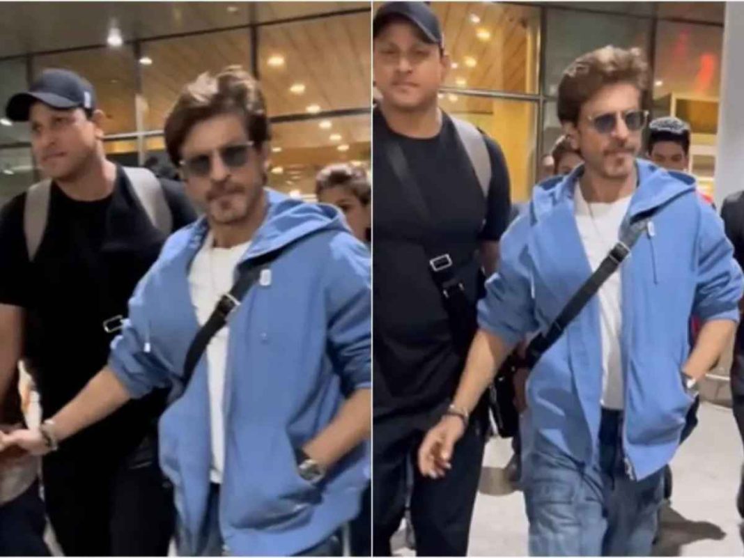 Shah Rukh Khan Nails Airport Style with His Dapper Look in Mumbai