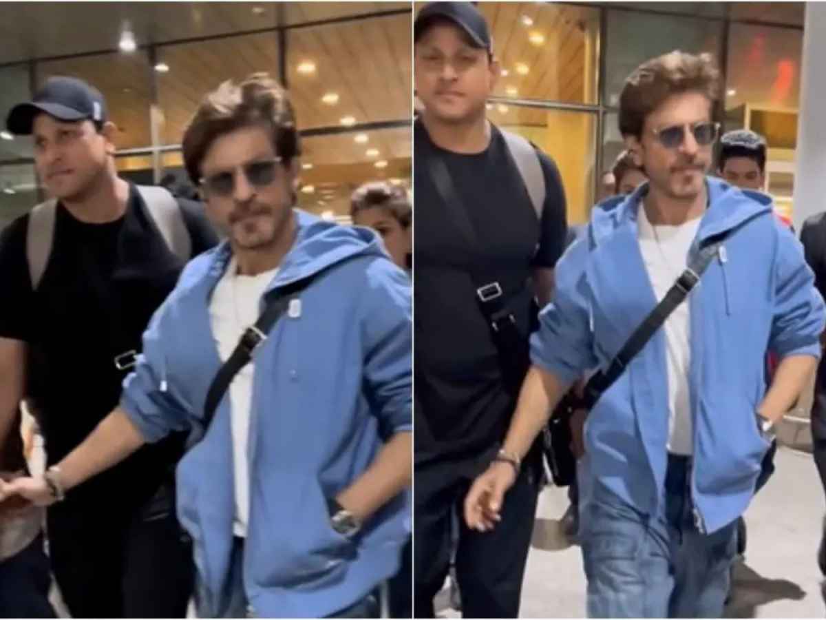 Shah Rukh Khan Nails Airport Style with His Dapper Look in Mumbai