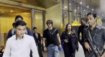 Shah Rukh Khan Makes A Stylish Return To Mumbai, Spotted At Airport
